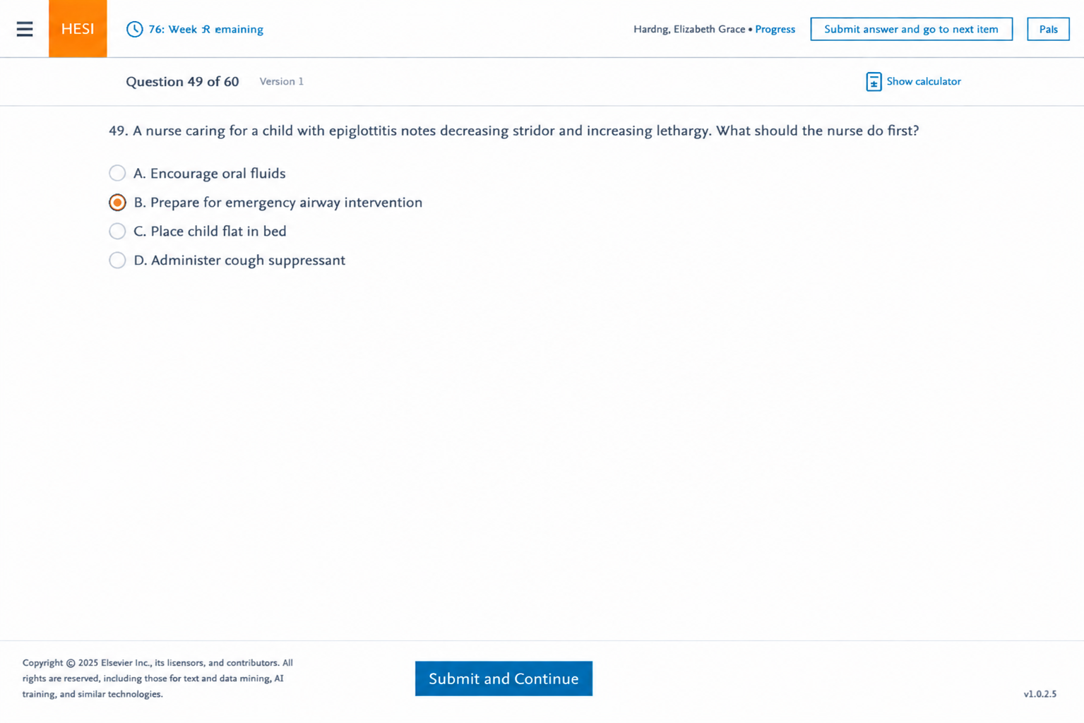 WGU D447 Women's & Children's OA3