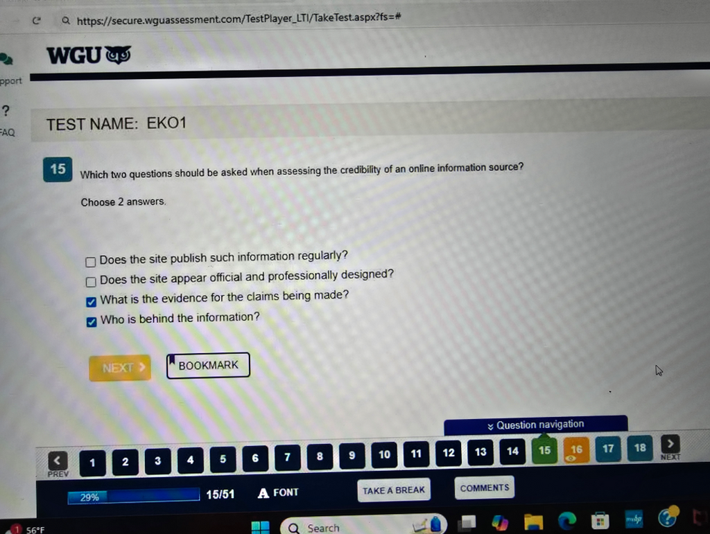 WGU D265 Critical Thinking OA1