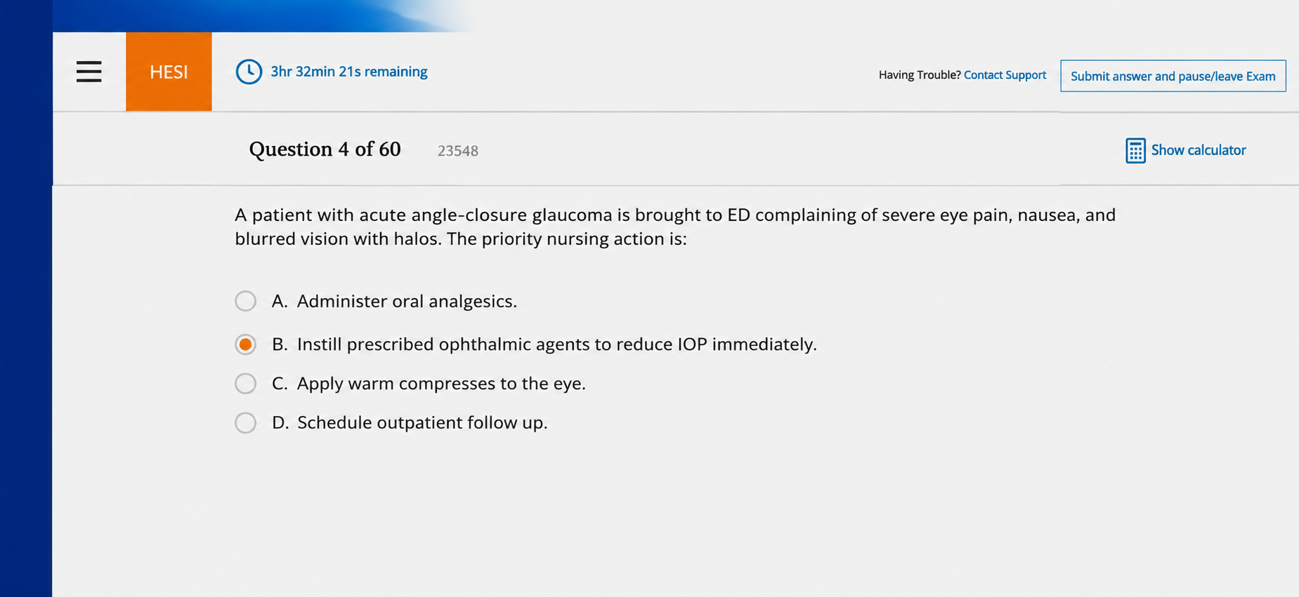 WGU D444 - APV1 ADULT HEALTH I OA1