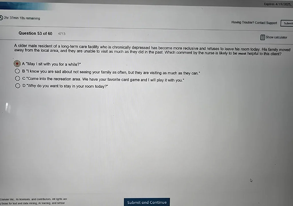 WGU D449 Psych & Mental Health OA2